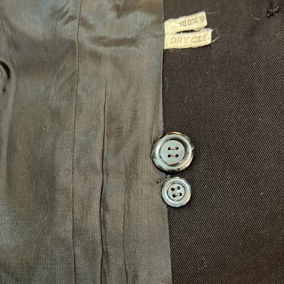 Roth-leCover Black Wool Blazer. M - Picture 5 of 6